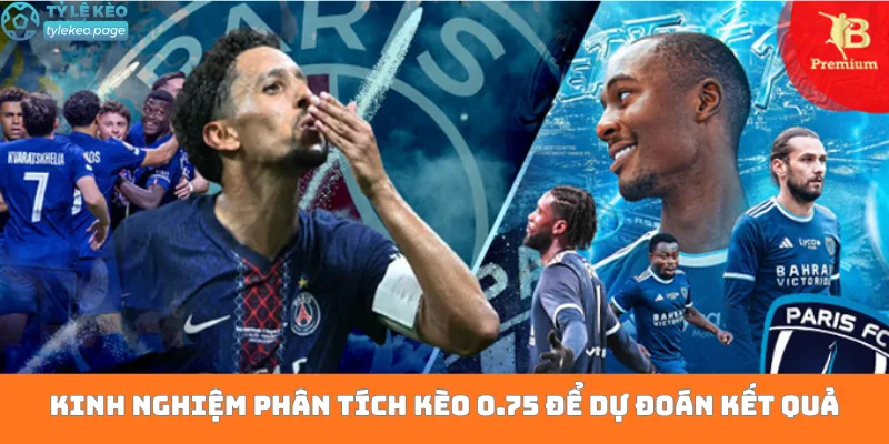 Kinh nghiệm phân tích kèo 0.75 để dự đoán kết quả