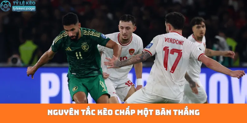 Nguyên tắc kèo chấp một bàn thắng