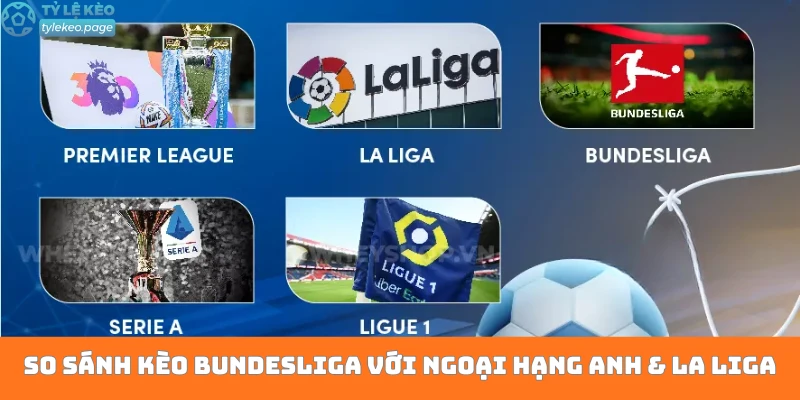 So sánh kèo Bundesliga với Ngoại Hạng Anh & La Liga